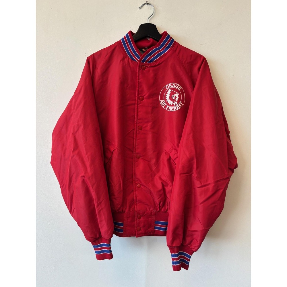 Vintage Osage Air Freight Jacket Mens XL Red Dunbrooke Pla Jac 80s USA‎